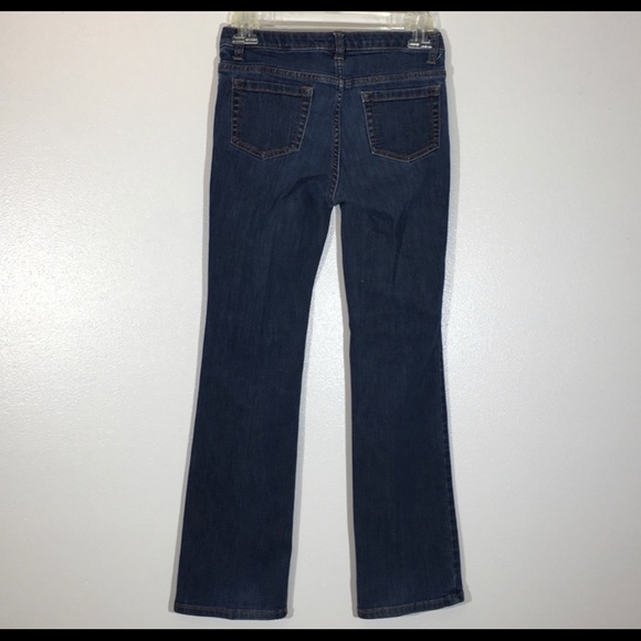 Lands’ End Boot Cut Dark wash Jeans - Size 12 - Picture 2 of 4